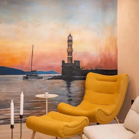 Mimosa Urban Nest Apartman Hriszí Aktí Haniá